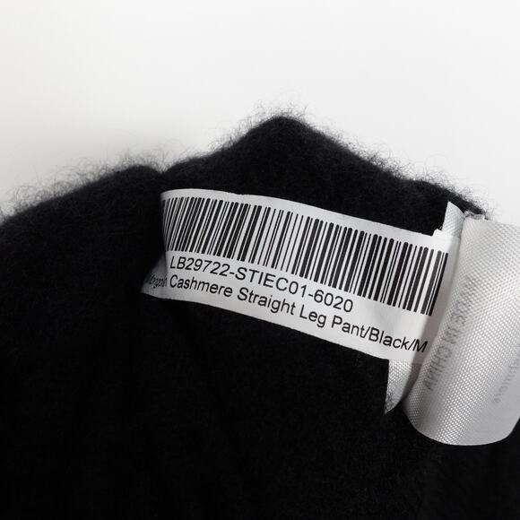 GUC Quince Women’s Black Mongolian Cashmere Straight Leg Pants Size Medium 3310 - Picture 10 of 10